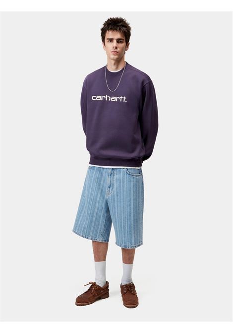 carhartt sweatshirt man purple CARHARTT WIP | I03054638I.XX